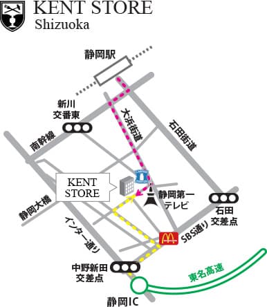 ケントファクトリー 地図