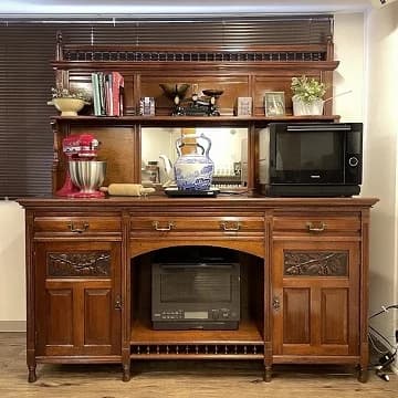 【アンティークのカスタマイズ実例】サイドボード→キッチンボード