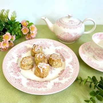 【英国菓子レシピ】サクラティースコーンの作り方-ケントデリ監修