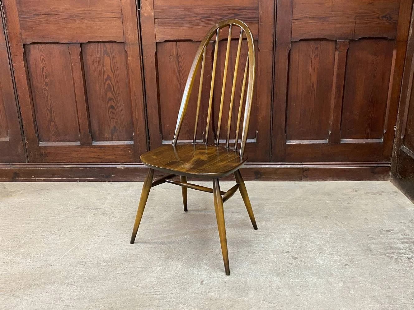クエーカーチェア|ブナ・エルム材 スポークバック ERCOL(アーコール)