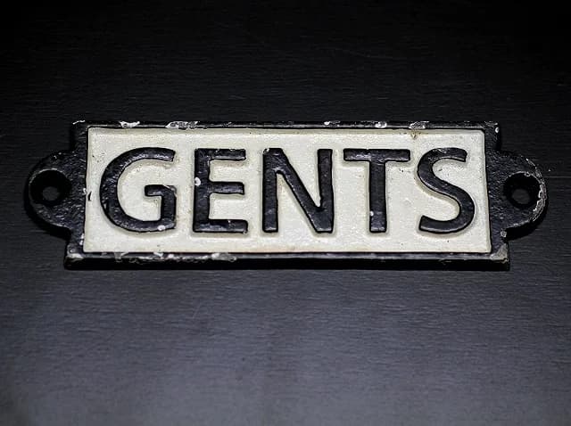 GENTS プレート