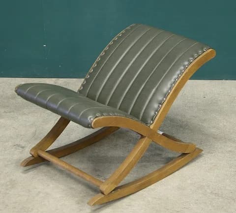ロッキングフットスツール｜オーク材・1930年代 オットマン