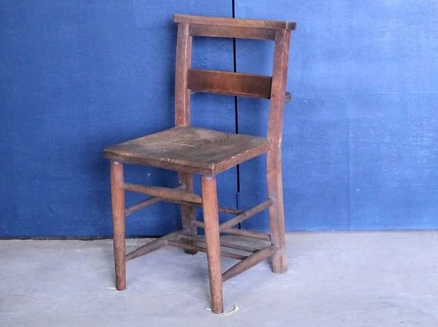 チャーチチェア|エルム材・1920年代 経年の味わい深い椅子