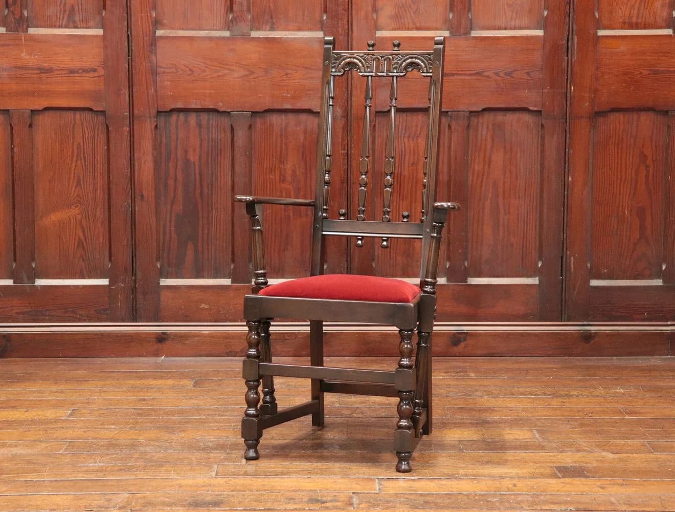 アームチェア｜オーク材・1970年代 ハイバック ERCOL（アーコール）