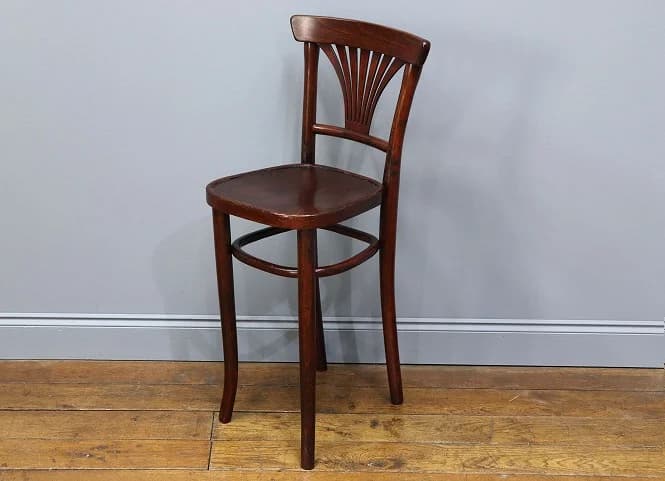 ベントウッドハイチェア|ビーチ材・1930年代 ファンバック THONET(トーネット)