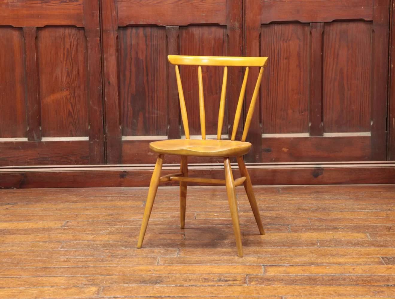 ボウバックチェア｜ブナ・エルム材・1960年代 サドルシート ERCOL（アーコール）