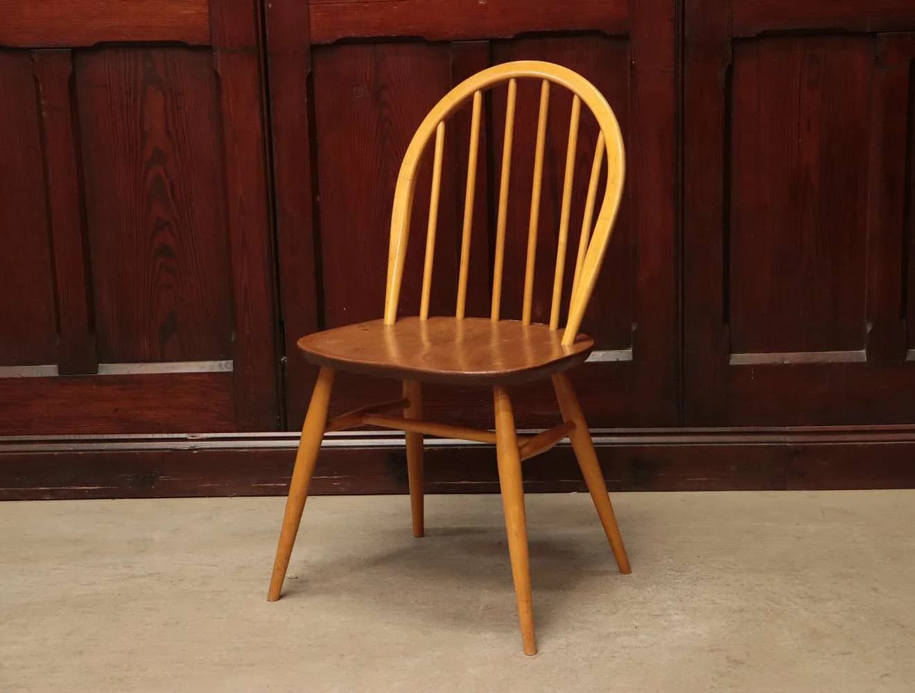 フープバックチェア｜ブナ材・エルム材・1960年代 ヴィンテージの曲木椅子 ERCOL（アーコール）