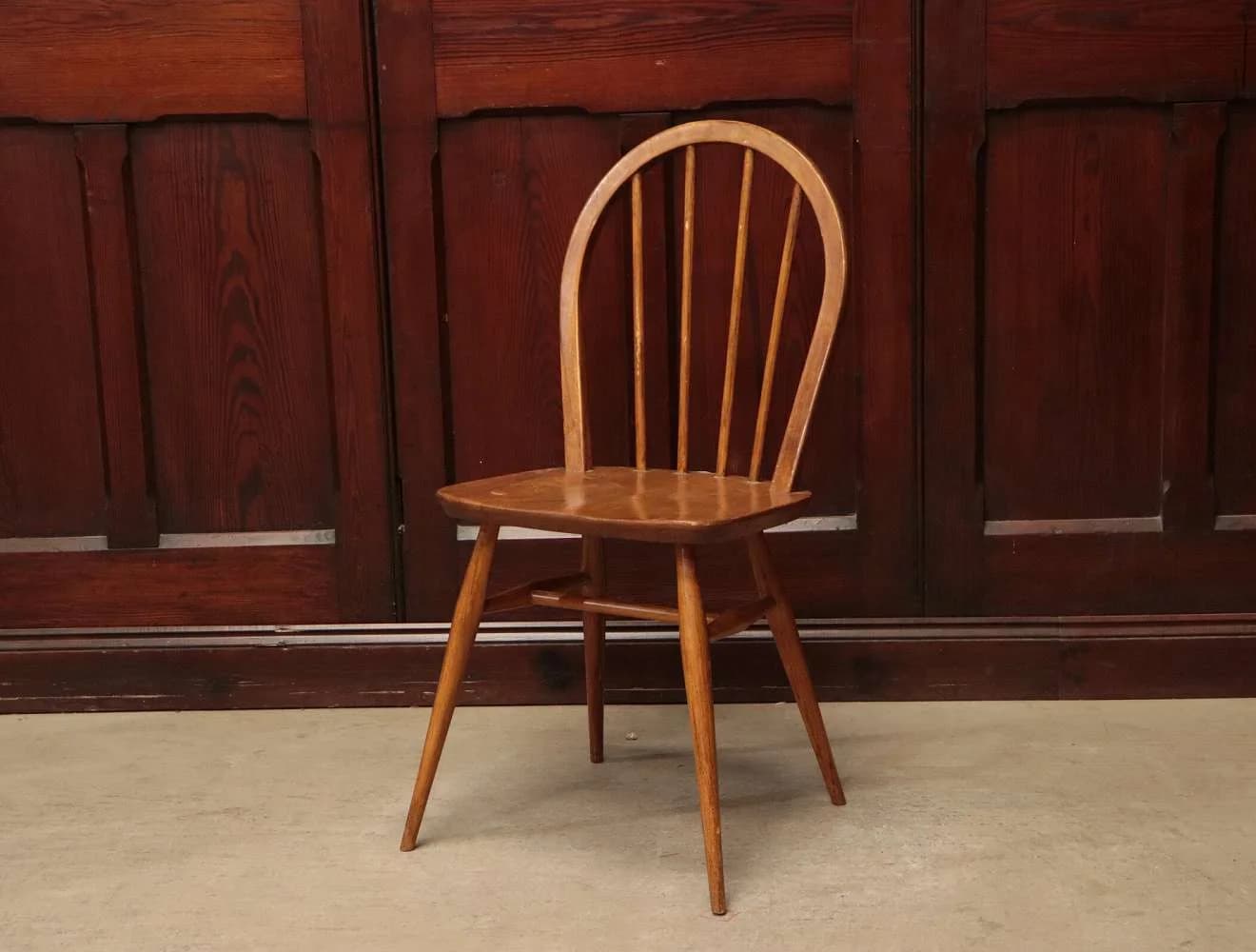 フープバックチェア｜ブナ材・エルム材・1960年代 アーコールの原点デザイン ERCOL（アーコール）