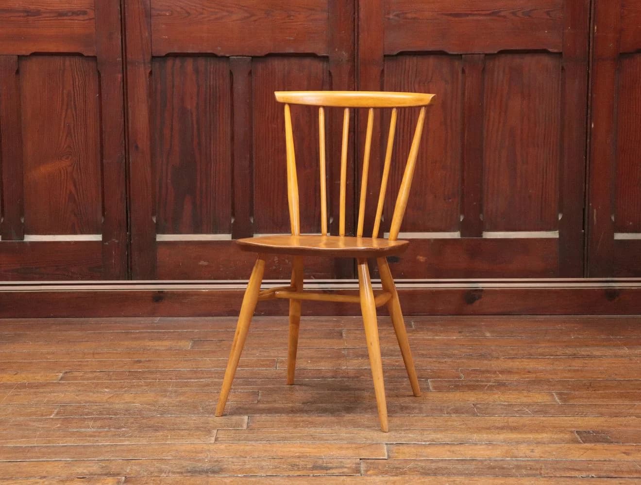 ボウバックチェア｜ブナ・エルム材・1960年代 サドルシート ERCOL（アーコール）