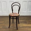 ベントウッドチェア｜ブナ材・1930年代 モリス「いちご泥棒」張りのバルーンバック THONET（トーネット）