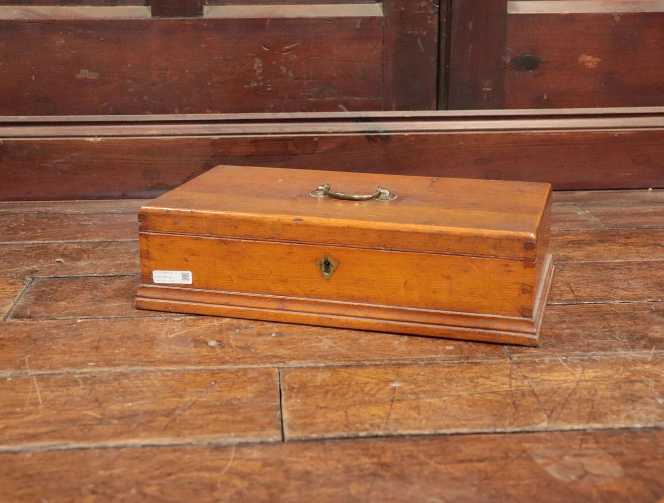 ツールボックス｜オーク材・1930年代 真鍮ハンドルの紳士用工具箱