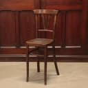 ベントウッドハイチェア｜ビーチ材・1930年代 型押し座面のカフェチェア