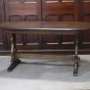 リフェクトリーテーブル｜エルム材・1960年代 楕円天板 ERCOL（アーコール）