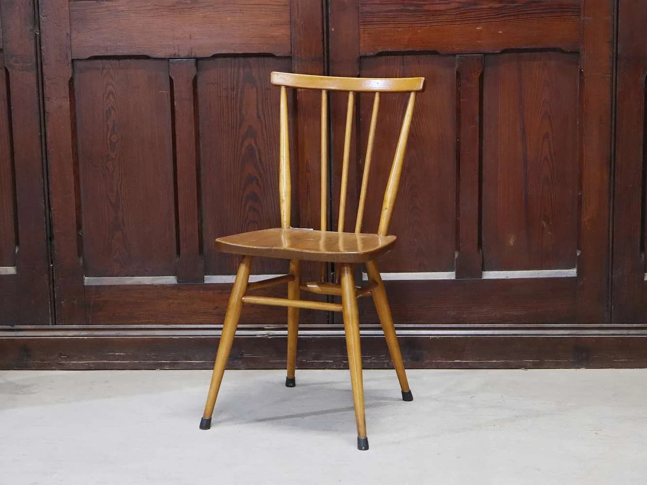 スティックバックチェア|ブナ・エルム材・1960年代 背が抜けたダイニングチェア ERCOL(アーコール)