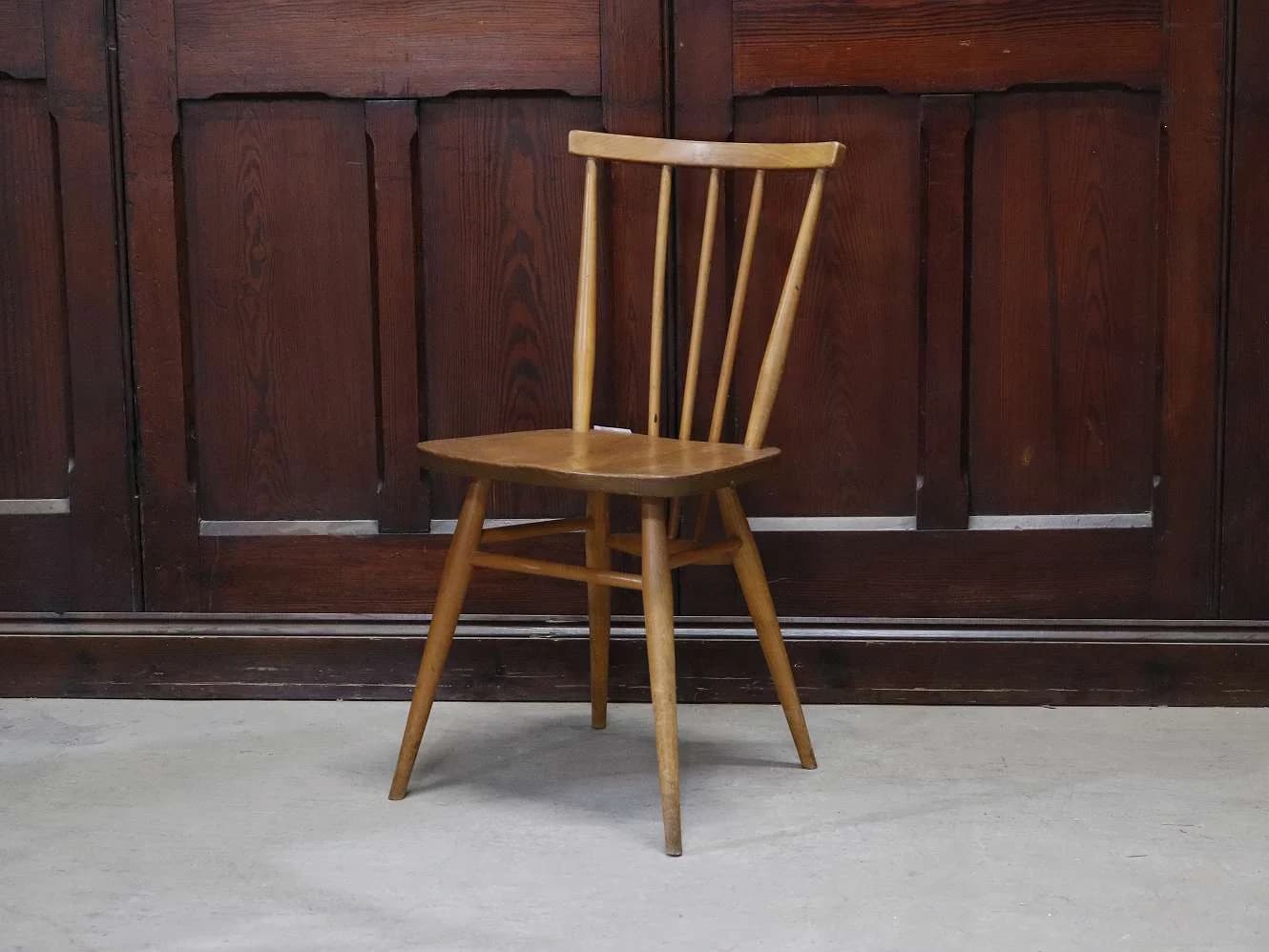 ハイスティックバックチェア｜ブナ材・エルム材・1960年代 ハイバック ERCOL（アーコール）