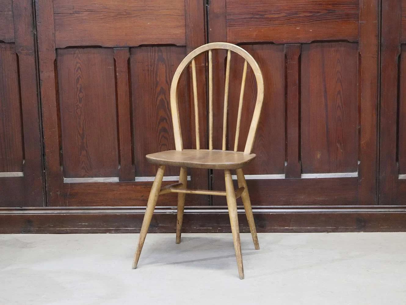 フープバックチェア｜ブナ材・エルム材・1960年代 スポークバックの名作 ERCOL（アーコール）