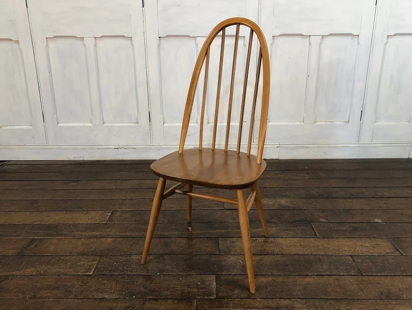 クエーカーチェア｜ブナ・エルム材・1960年代 スポークバック ERCOL（アーコール）