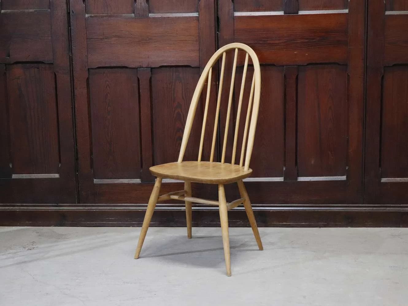 クエーカーチェア|ブナ・エルム材・1960年代 スポークバック ERCOL(アーコール)