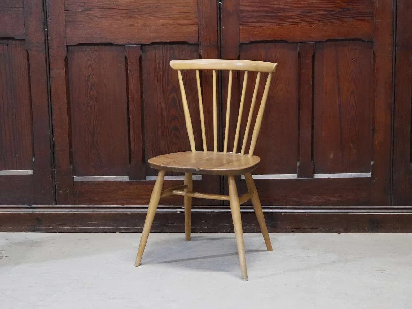 ボウバックチェア｜ブナ・エルム材・1960年代 サドルシート ERCOL（アーコール）