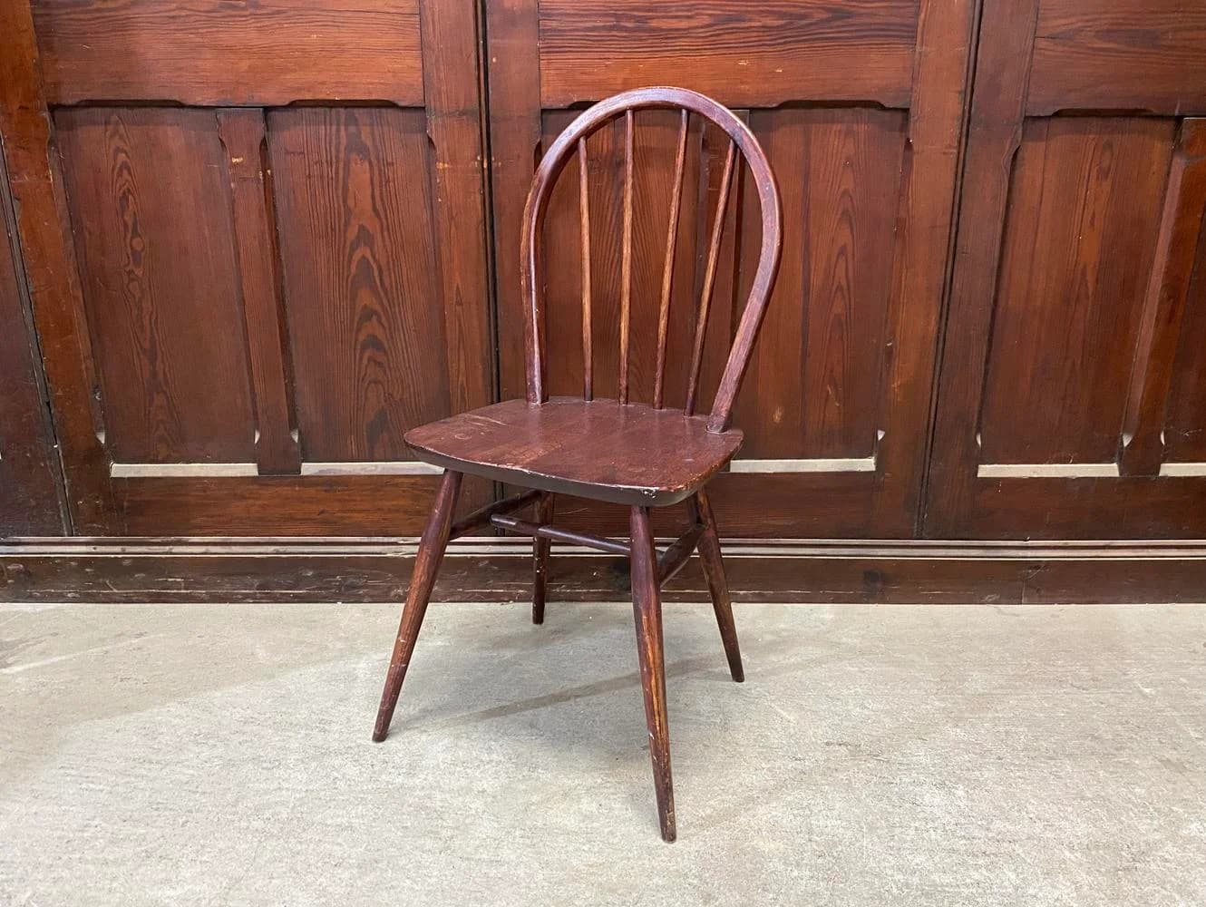 フープバックチェア｜ブナ材・エルム材・1960年代 曲げ木のダイニングチェア ERCOL（アーコール）