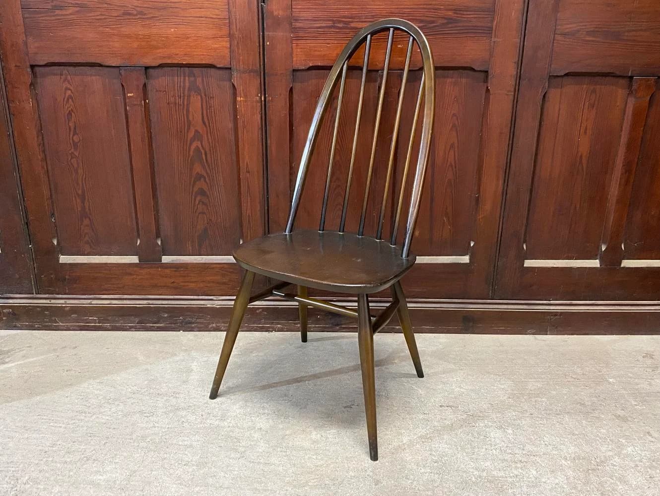 クエーカーチェア｜ブナ・エルム材・1960年代 スポークバック ERCOL（アーコール）