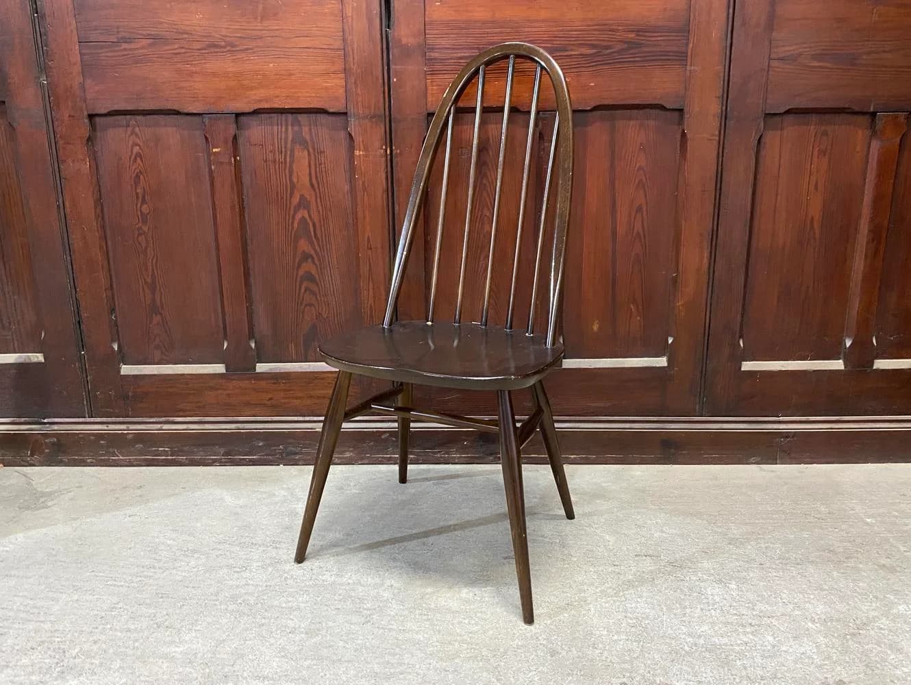 クエーカーチェア｜ブナ・エルム材・1960年代 スポークバック ERCOL（アーコール）