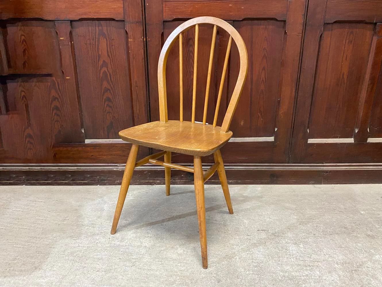 フープバックチェア｜ブナ材・エルム材・1960年代 アーコールの原点デザイン ERCOL（アーコール）
