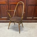 クエーカーアームチェア｜ブナ・エルム材・1960年代 ハイバック肘掛け付き ERCOL（アーコール）
