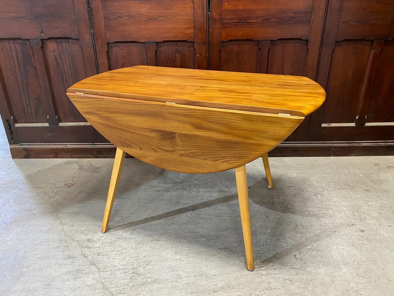 バタフライテーブル|エルム材・1960年代 折りたたみダイニング ERCOL(アーコール)