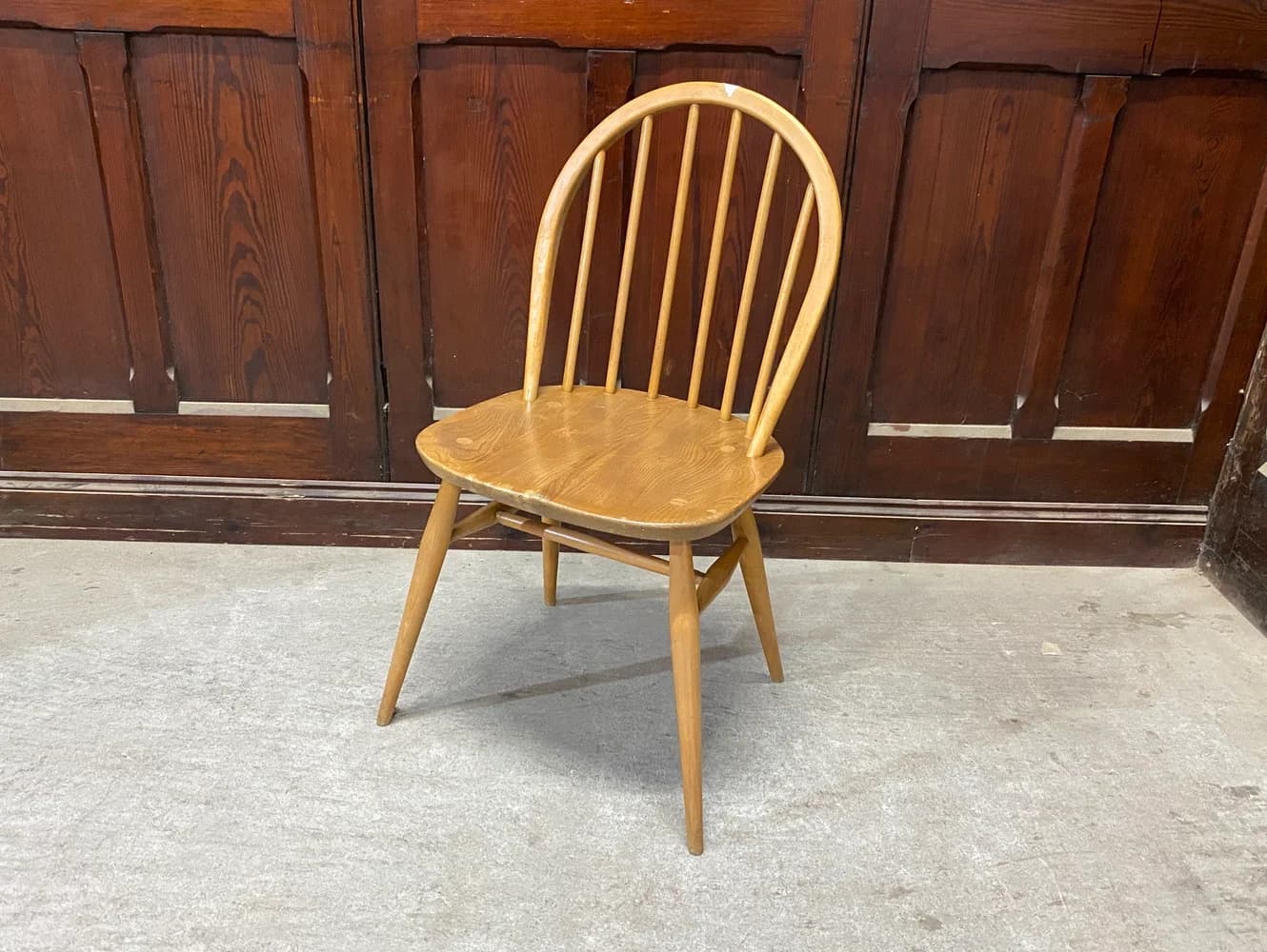 フープバックチェア｜ブナ・エルム材・1960年代 ワイドシート ERCOL（アーコール）