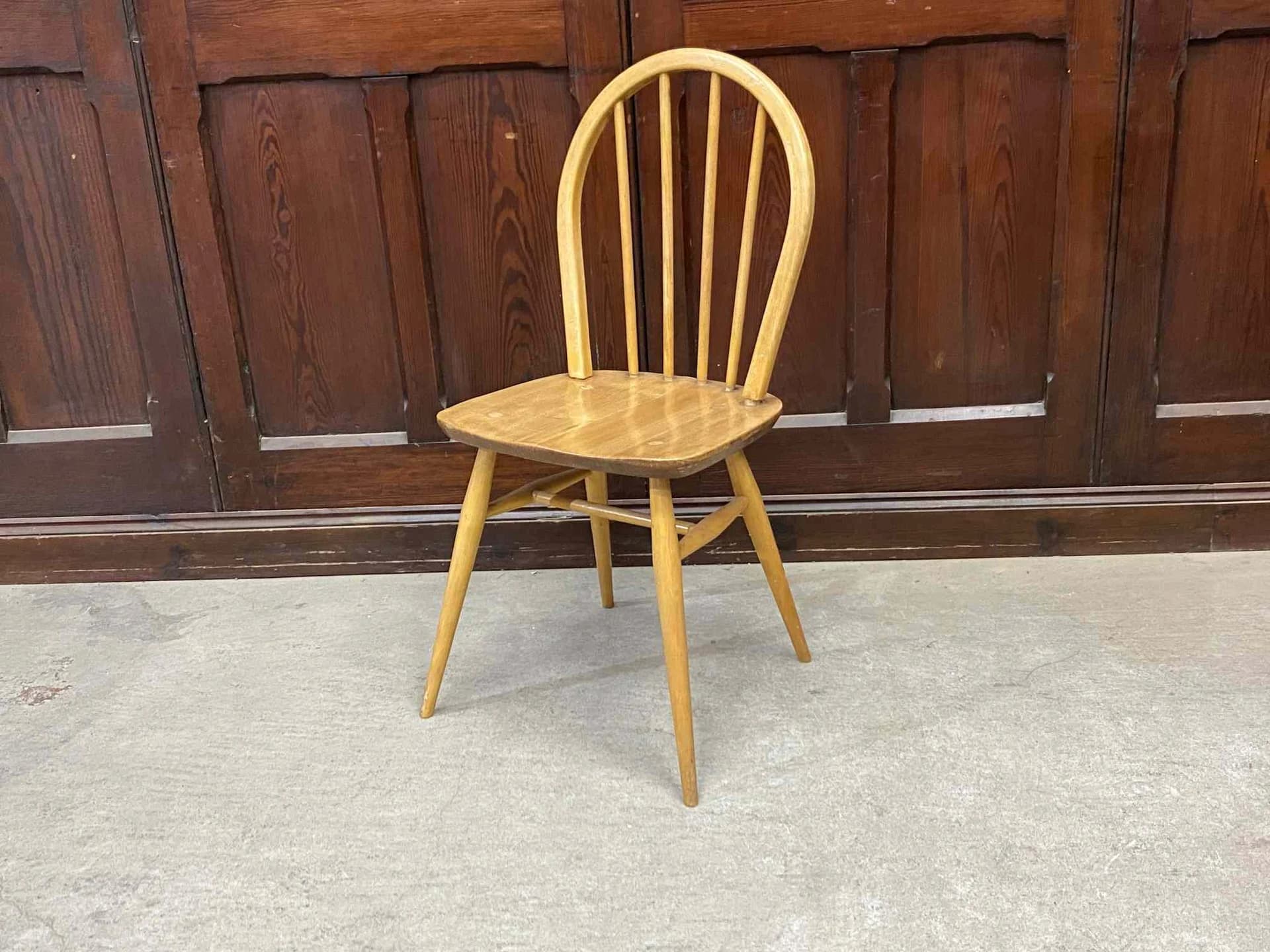 フープバックチェア｜ブナ・エルム材・1960年代 ハイバック ERCOL（アーコール）
