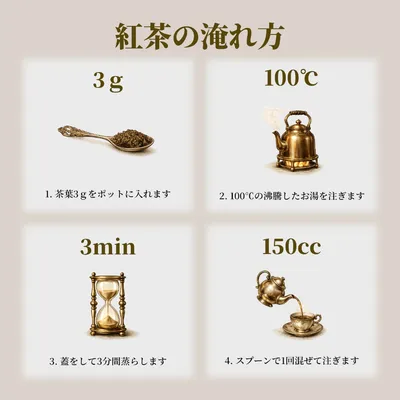 紅茶 アンティークストロベリーティー 4