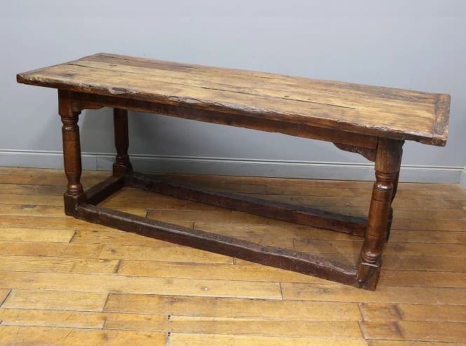 リフェクトリーテーブル|オーク材・1750年代 18世紀オリジナルの特別品