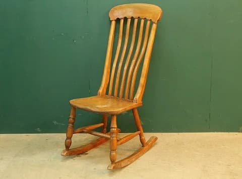 ロッキングチェア|マホガニー材・1890年代