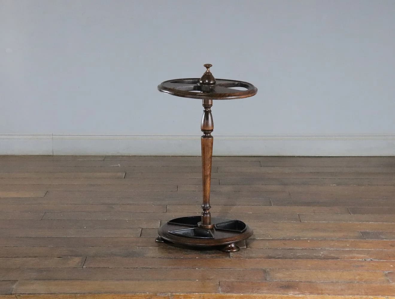 スティックスタンド|オーク材・1930年代 ペデスタル型の傘立て