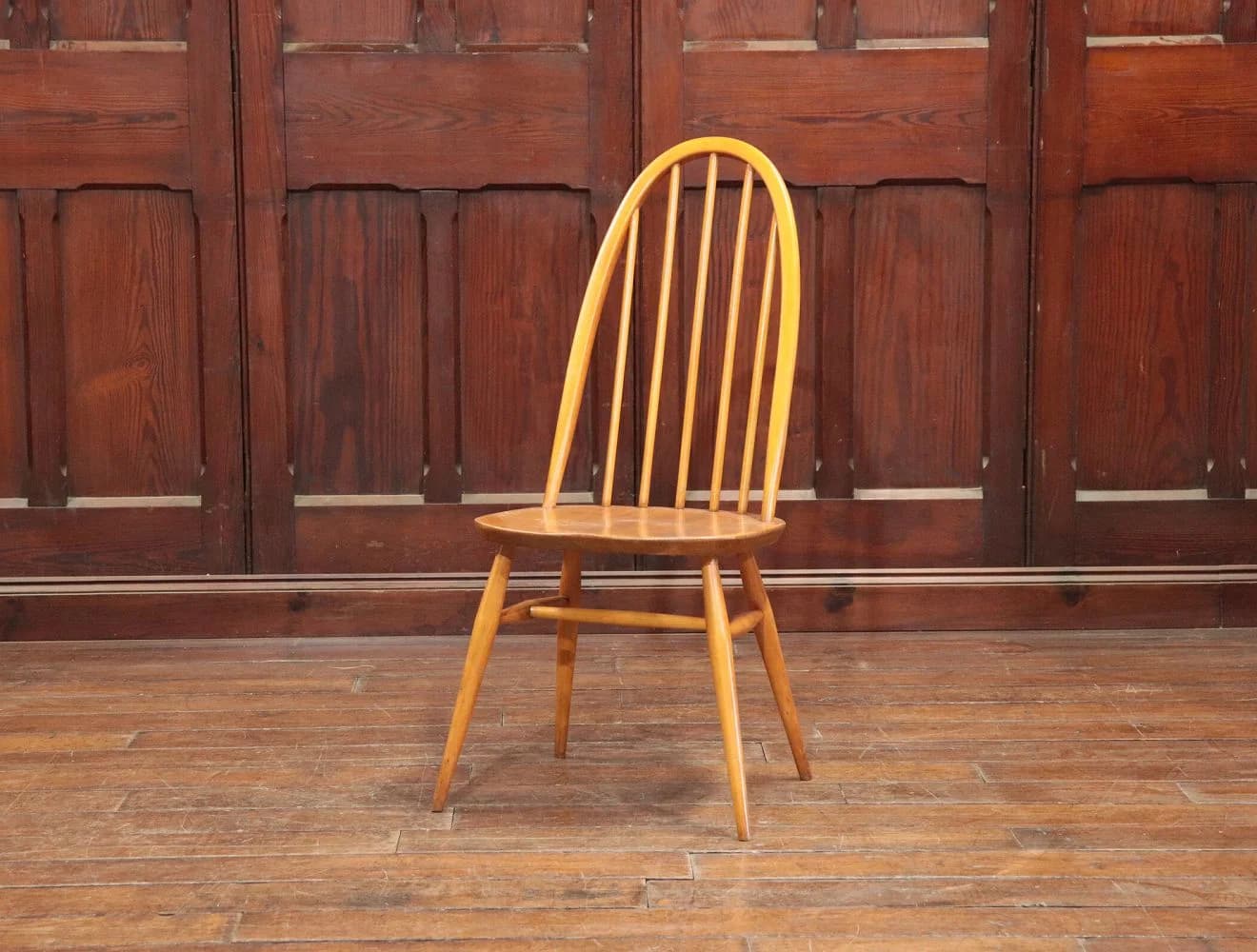 クエーカーチェア|ブナ・エルム材・1960年代 スポークバック ERCOL(アーコール)
