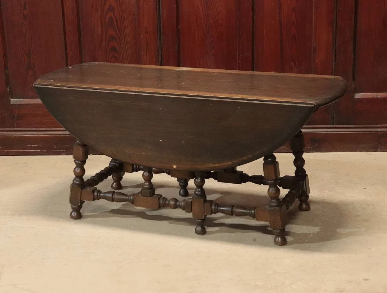 センターテーブル|ビーチ・エルム材・1930年代 ゲートレッグ式 ERCOL(アーコール)
