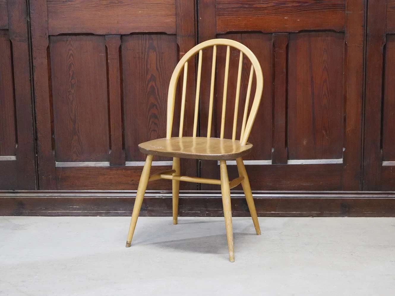 フープバックチェア|ブナ材・エルム材・1960年代 ハイバック ERCOL(アーコール)
