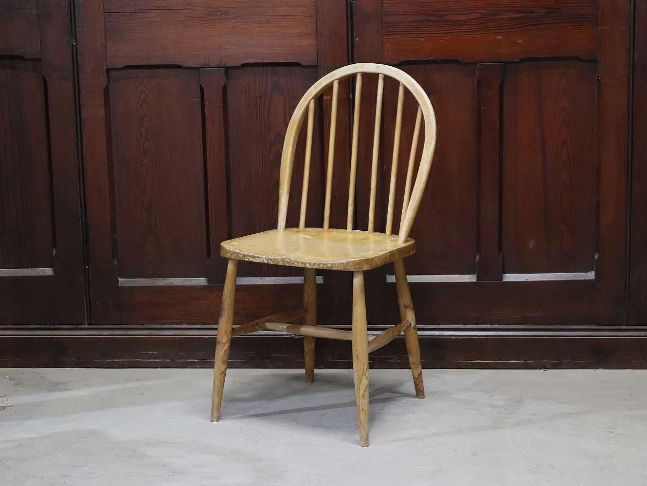 フープバックチェア|ブナ材・エルム材・1960年代 ウィンザーキッチンチェア ERCOL(アーコール)