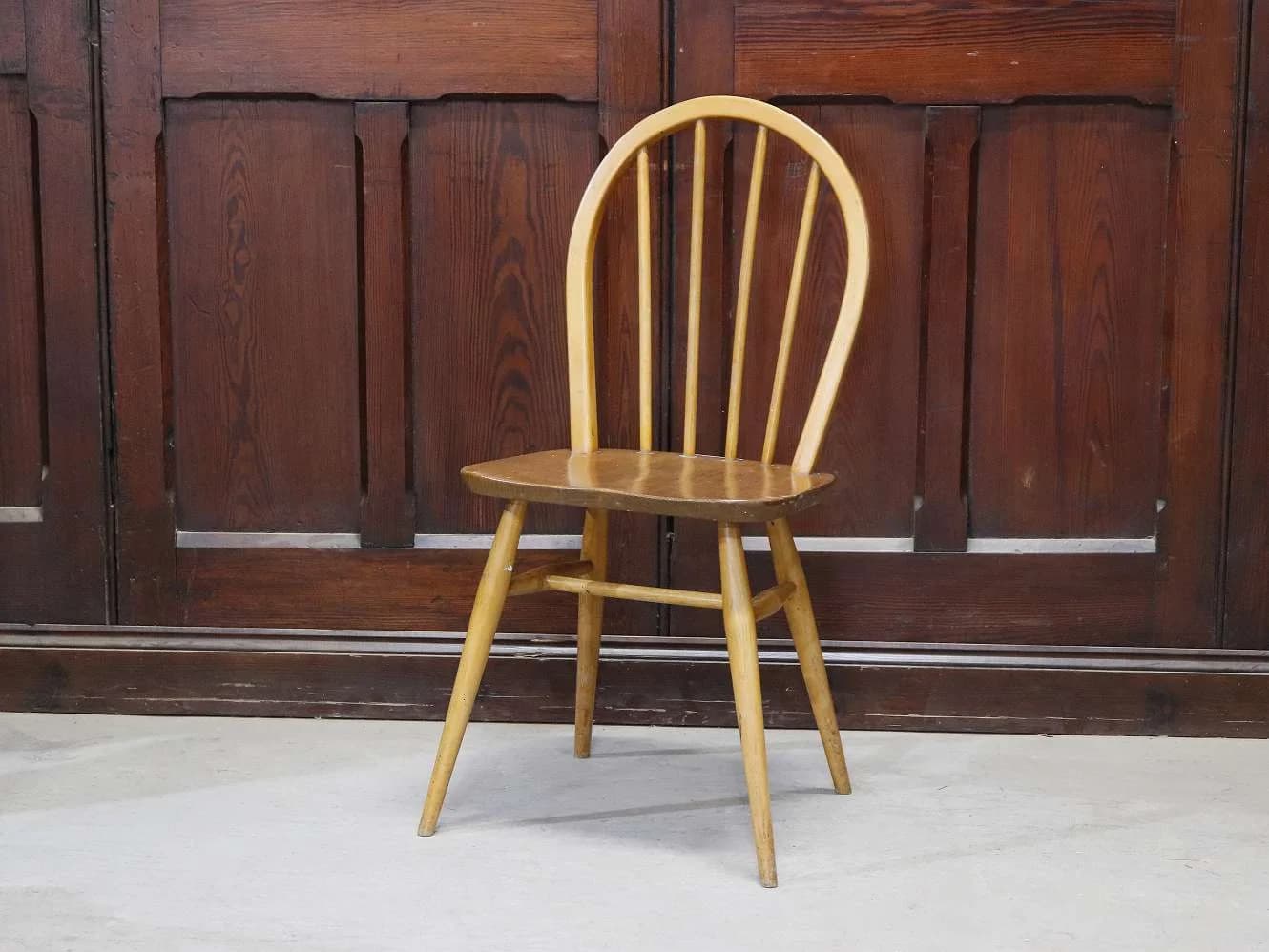 フープバックチェア|ブナ材・エルム材・1960年代 曲げ木のダイニングチェア ERCOL(アーコール)