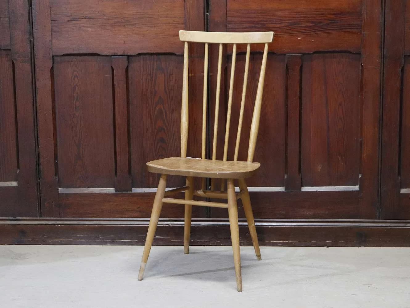 ハイスティックバックチェア|ブナ材・エルム材・1960年代 ハイバック ERCOL(アーコール)