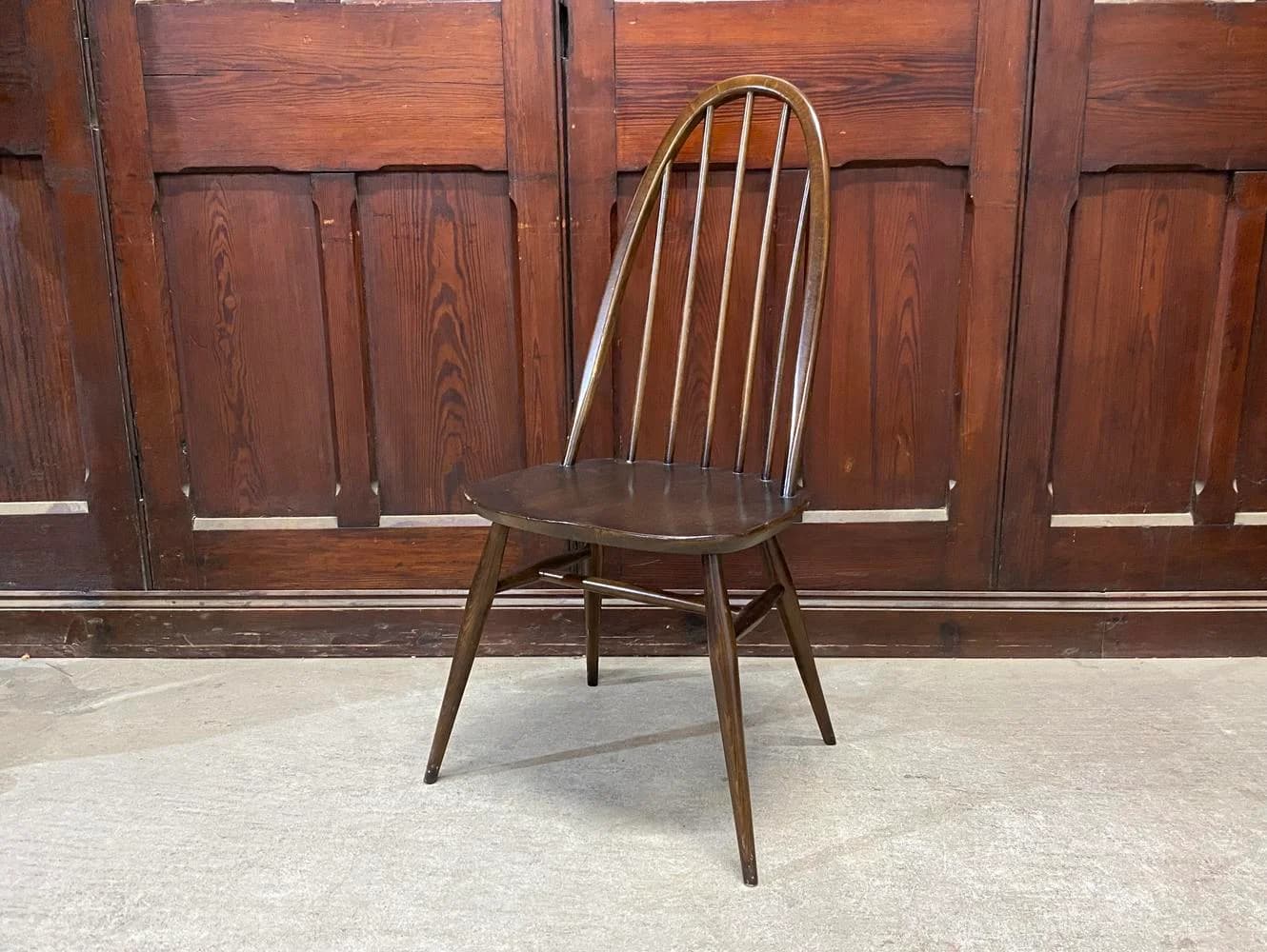 クエーカーチェア|ブナ・エルム材・1960年代 スポークバック ERCOL(アーコール)