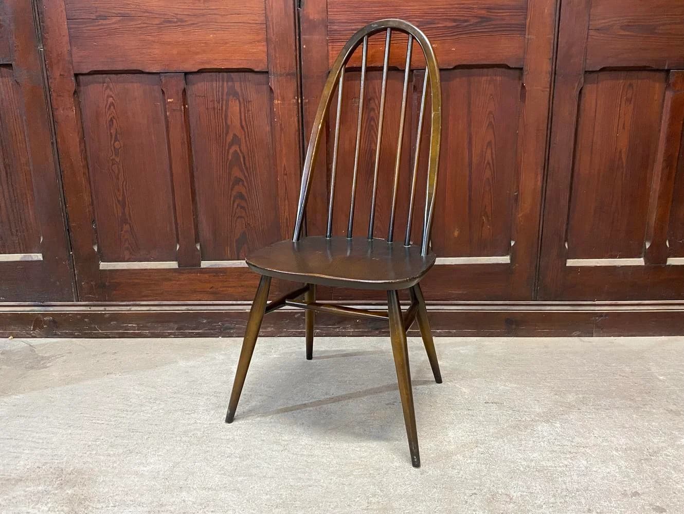 クエーカーチェア|ブナ・エルム材・1960年代 スポークバック ERCOL(アーコール)