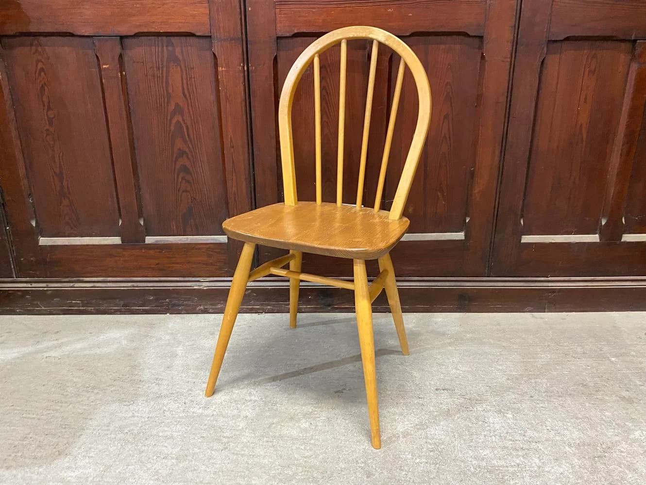 フープバックチェア|ブナ材・エルム材・1960年代 スポークバックの名作 ERCOL(アーコール)