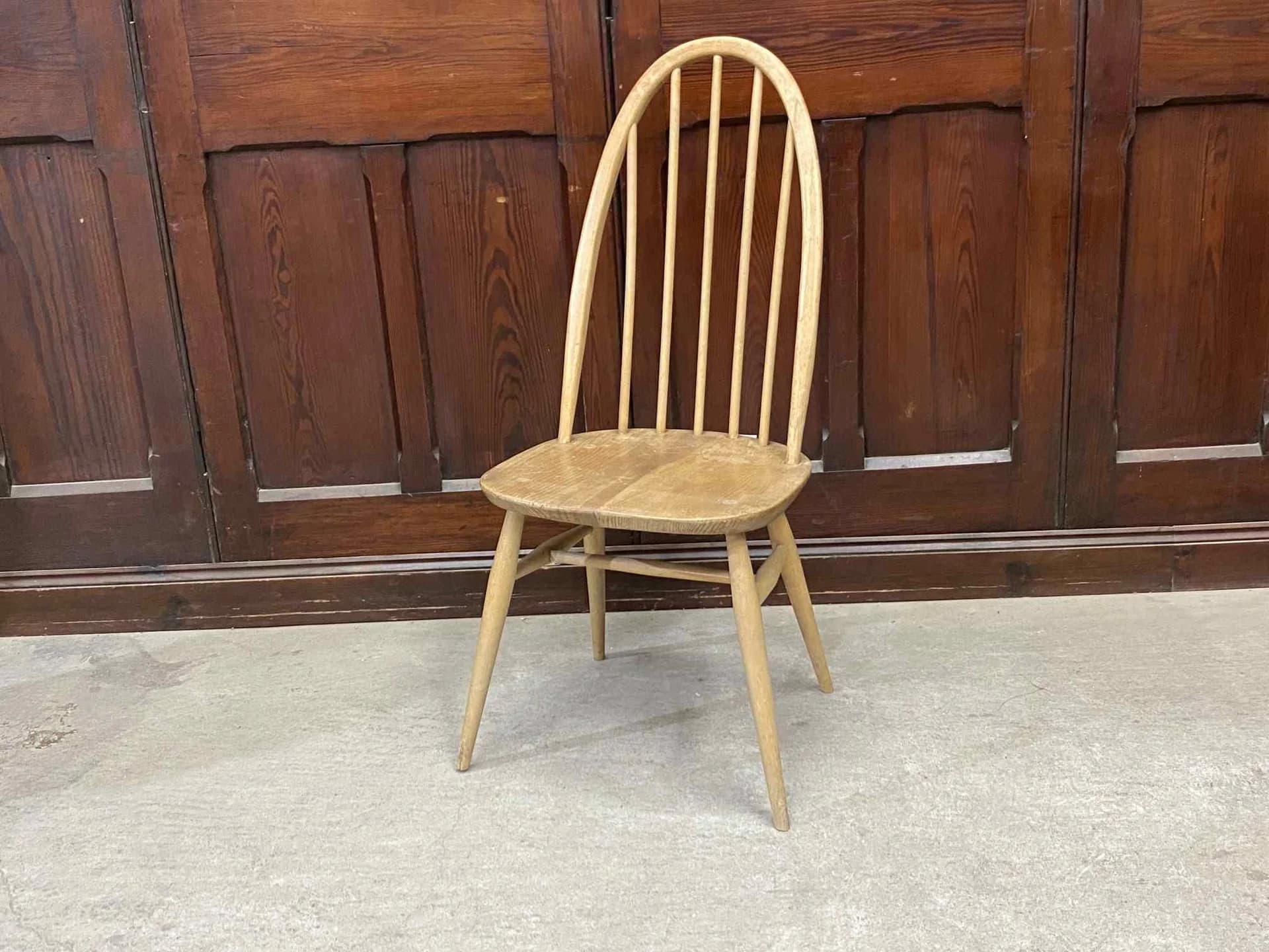 クエーカーチェア|ブナ・エルム材・1960年代 スポークバック ERCOL(アーコール)