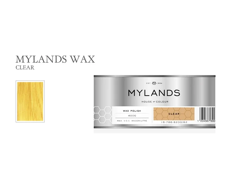 【正規輸入品】マイランズワックス400g クリア MYLANDS Wax