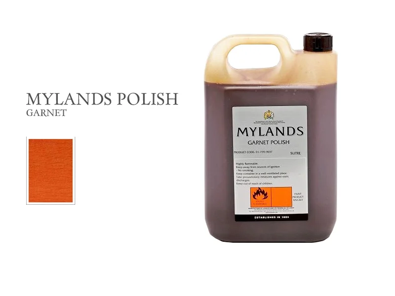 マイランズ ガーネット 5L|ポリッシュ 英国製 木部用 仕上げ剤